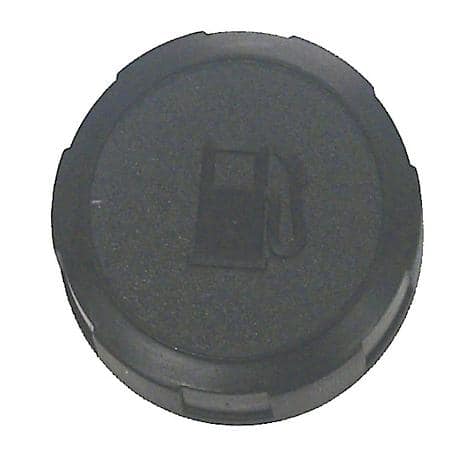Fuel Cap, Black Plastic, Depth .540", Diameter 2 3/8"