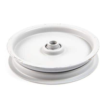 Flat Idler Pulley With Flange, I.D. 3/8", O.D. 4.5"