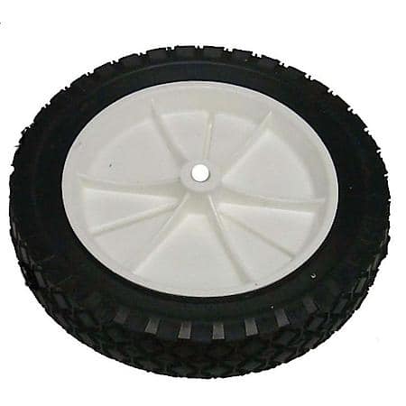 Wheel, Plastic, Diamond Tread, 10" X 1.75", 1/2" Hole