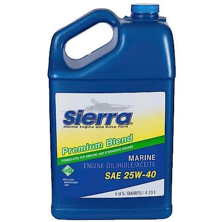 25W-40 Engine Oil, Superior Marine Protection, 5 Quart