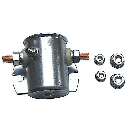 Solenoid, 3 Pole Grounded Base, 12 Volts, Continuous Duty