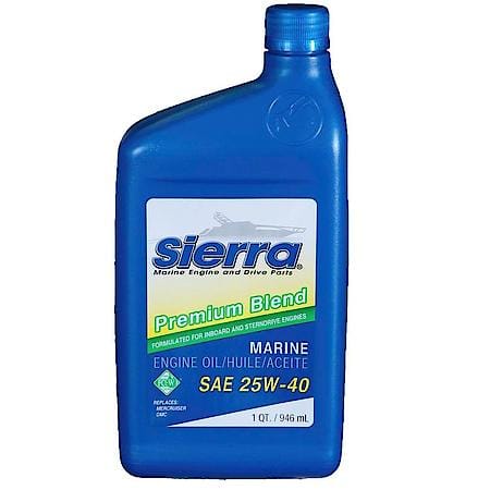 25W-40 Motor Oil, Reduced Wear to Internal Components, 1 Quart