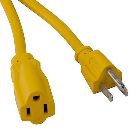 50Ft Extension Cord W/Single Outlet - 13Amp