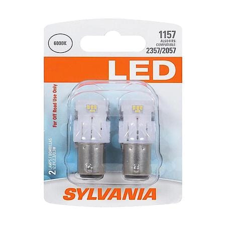 1157: White LED Mini Bulb, 2 Pack