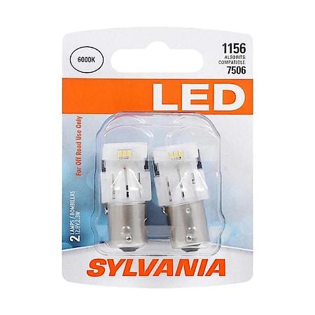 1156: White LED Mini Bulb, 2 Pack