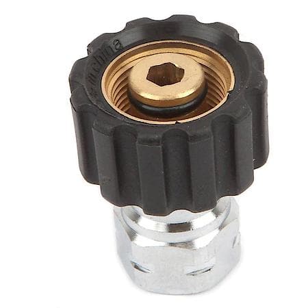 Female Screw Coupling - M22F to 3/8in Female NPT -Connects the most common 3/8in pressure washer equipment
