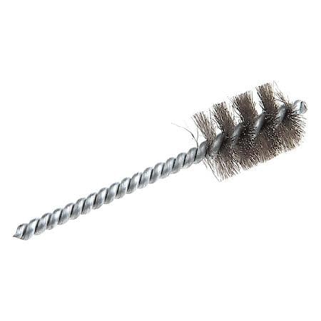 Power Tube Brush - 3/4in Stainless Steel with 1/4in Shank - 4in Long - For cleaning of plumbing joints