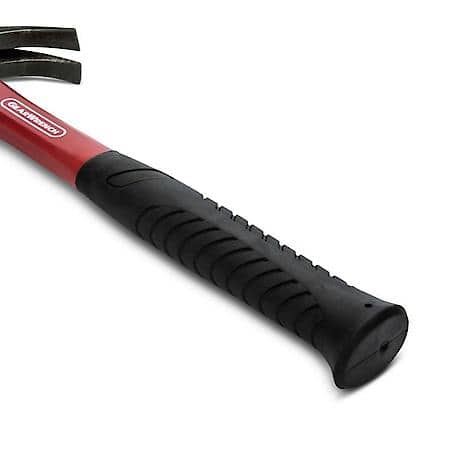 16 Oz. Curved Claw Hammer With Fiberglass Handle
