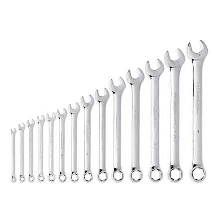 14 Piece 6 Point Combination Sae Wrench Set