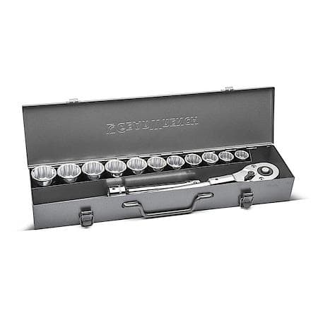 13 Pc. 3/4In Drive 12 Point Socket Set