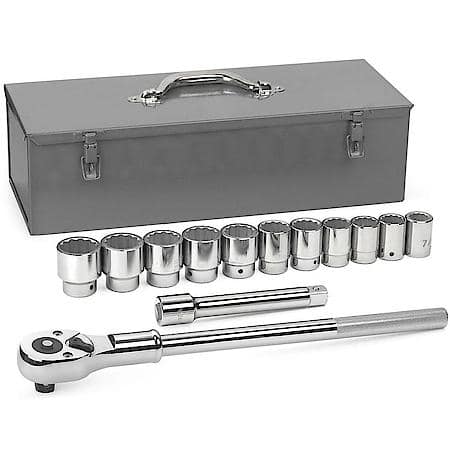 13 Pc. 3/4In Drive 12 Point Socket Set