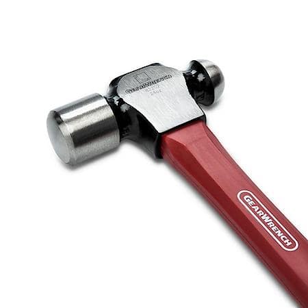 24 Oz. Ball Pein Hammer With Fiberglass Handle