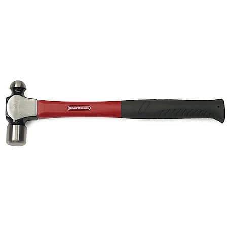 24 Oz. Ball Pein Hammer With Fiberglass Handle