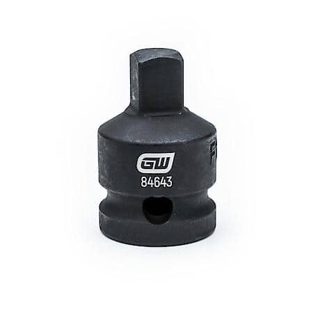 1/2" Drive 1/2" F X 3/8" M Impact Adapter