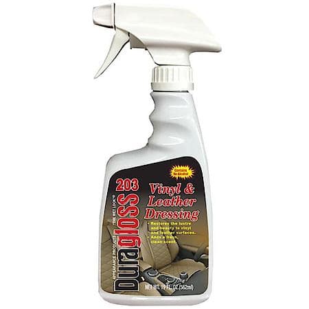 Vinyl & Leather Dressing: Restore Lustre, No Alcohol, Clean Fragrance, Non Greasy, 19 OZ