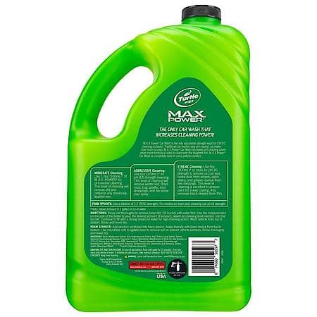 Max Power Car Wash; 3 Levels Of Cleaning, 100 oz.