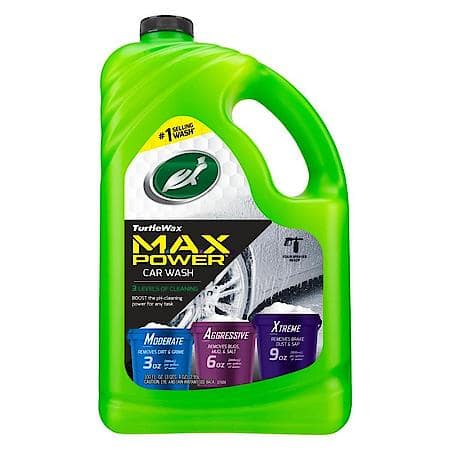 Max Power Car Wash; 3 Levels Of Cleaning, 100 oz.