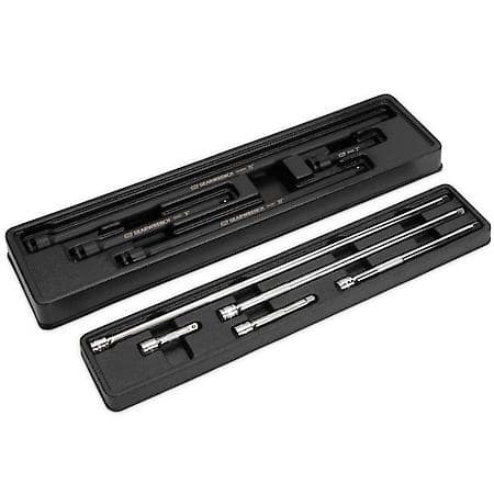 5 Piece 1/4" Drive Extension Set 2", 3", 6", 10" & 14"