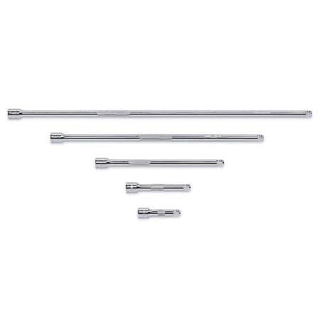 5 Piece 1/4" Drive Extension Set 2", 3", 6", 10" & 14"
