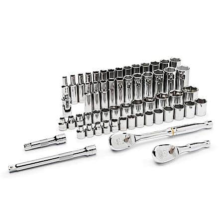 57 Piece 3/8" Drive 6 Point Standard & Deep SAE/Metric