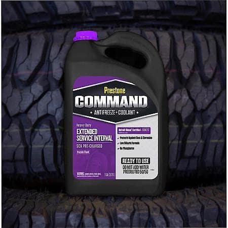 Command Antifreeze and Coolant: Concentrate, ESI Precharged Purple, 1 Gallon