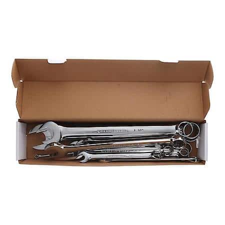 44 Piece 12 Point Long Pattern Combination Sae/Metric Wrench Set