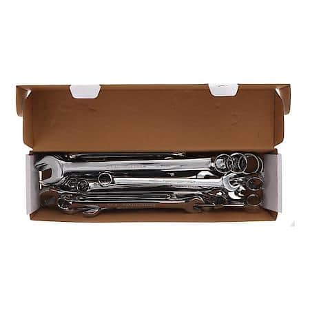 44 Piece 12 Point Long Pattern Combination Sae/Metric Wrench Set