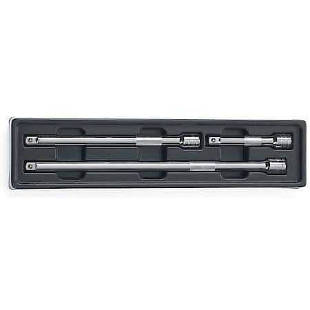 3 Pc. 1/2" Drive Extension Set 5", 10" & 15"