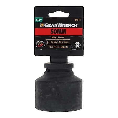 3/4" Drive 6 Point Standard Impact Metric Socket 50mm
