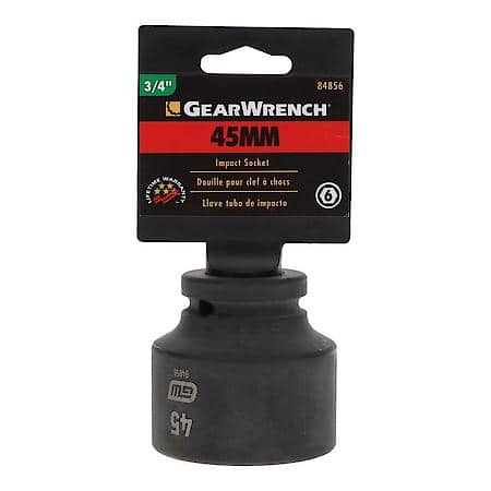 3/4" Drive 6 Point Standard Impact Metric Socket 45mm