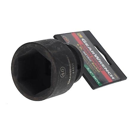 3/4" Drive 6 Point Standard Impact Metric Socket 40mm