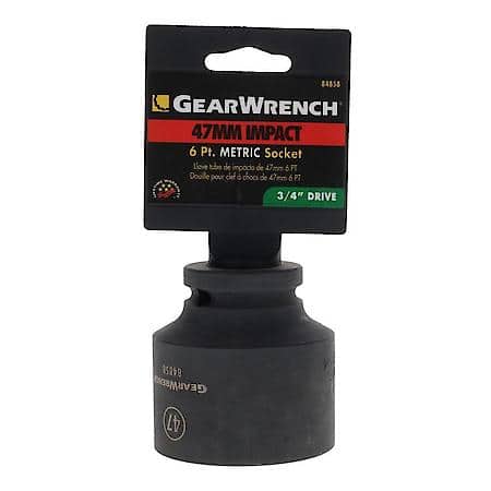 3/4" Drive 6 Point Standard Impact Metric Socket 47mm