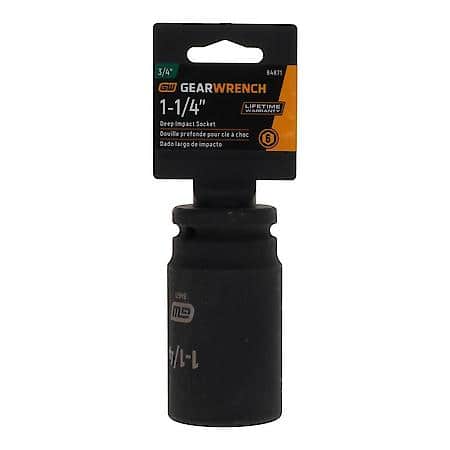 3/4" Drive 6 Point Deep Impact Sae Socket 1-1/4"