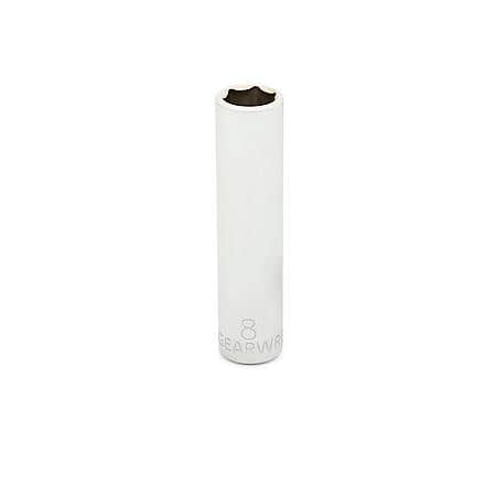 1/4" Drive 6 Point Deep Metric Socket 8mm