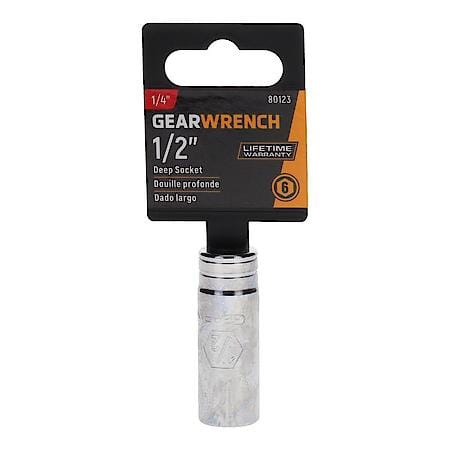 1/4" Drive 6 Point Deep Sae Socket 1/2"