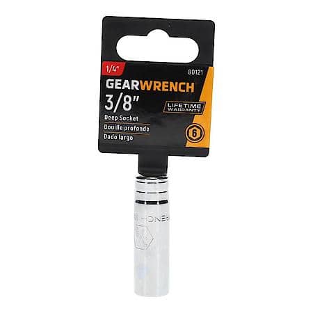 1/4" Drive 6 Point Deep Sae Socket 3/8"