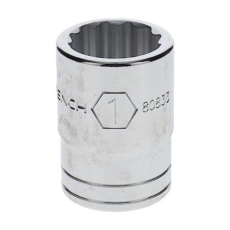 3/4" Drive 12 Point Standard Sae Socket 1"