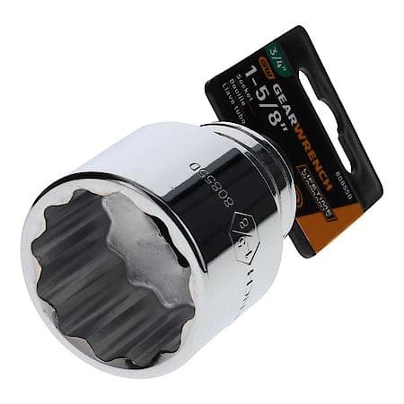 3/4" Drive 12 Point Standard Sae Socket 1-5/8"