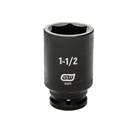 3/4" Drive 6 Point Deep Impact Sae Socket 1-1/2"