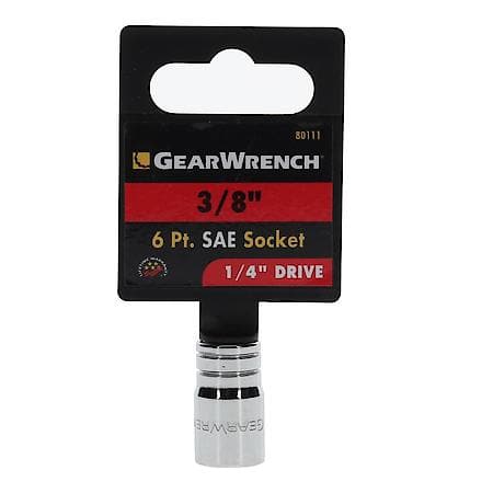 1/4" Drive 6 Point Standard Sae Socket 3/8"