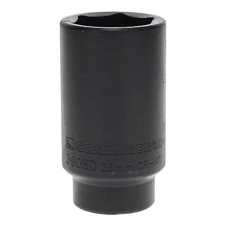 1/2" Drive 6 Point Deep Axle Nut Socket Gm 35mm