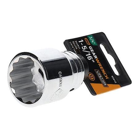 3/4" Drive 12 Point Standard Sae Socket 1-5/16"