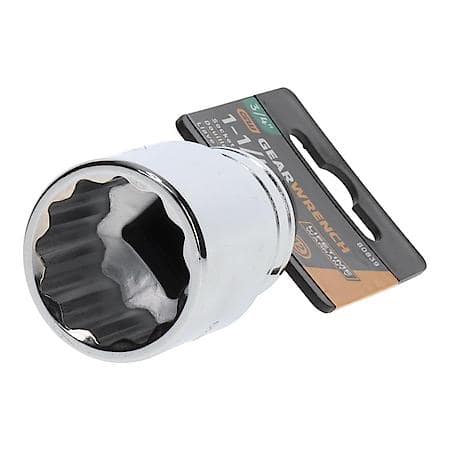 3/4" Drive 12 Point Standard Sae Socket 1-1/4"