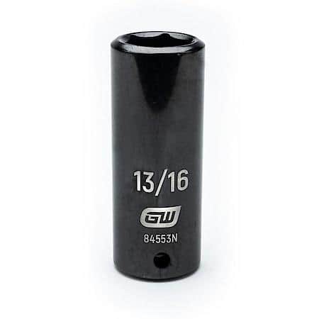 1/2" Drive 6 Point Deep Impact Sae Socket 13/16"