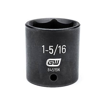 1/2" Drive 6 Point Standard Impact Sae Socket 1-5/16"