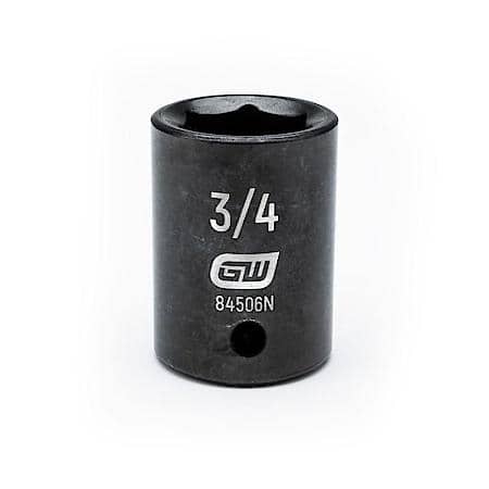 1/2" Drive 6 Point Standard Impact Sae Socket 3/4"