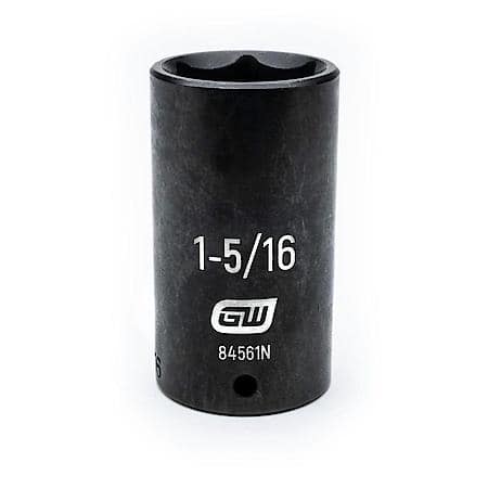 1/2" Drive 6 Point Deep Impact Sae Socket 1-5/16"