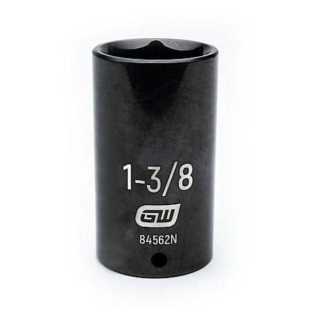 1/2" Drive 6 Point Deep Impact Sae Socket 1-3/8"
