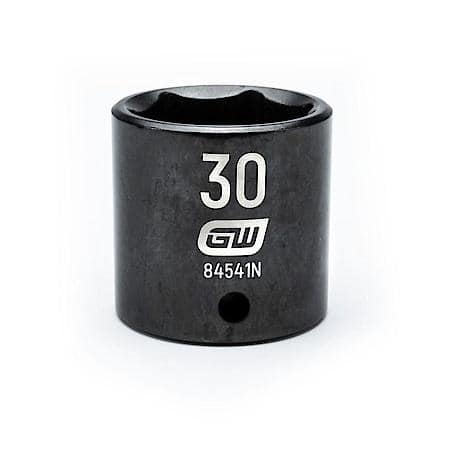 1/2" Drive 6 Point Standard Impact Metric Socket 30mm