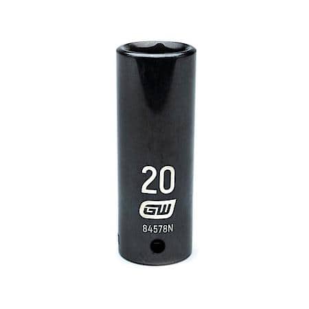 1/2" Drive 6 Point Deep Impact Metric Socket 20mm
